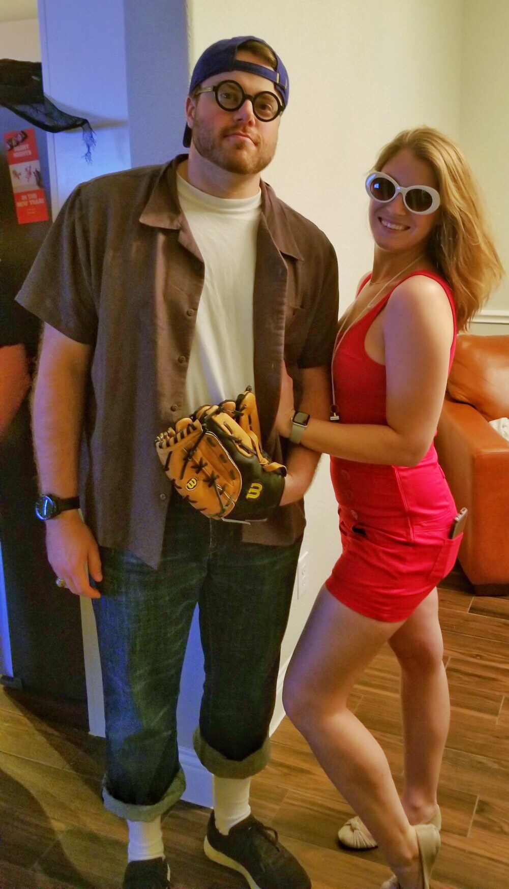 Squints Palledorous and Wendy Peffercorn from The Sandlot